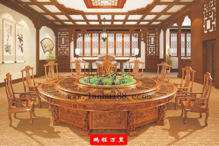 鵬程萬里電動圓桌
