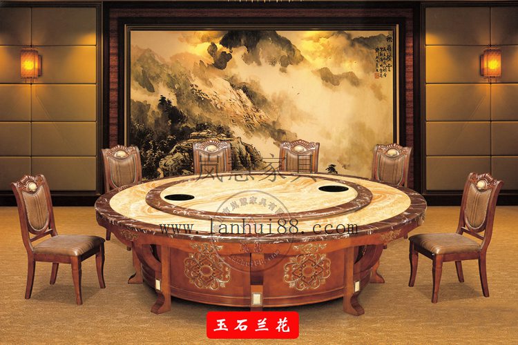 大型豪華電動餐桌轉盤機芯|龍