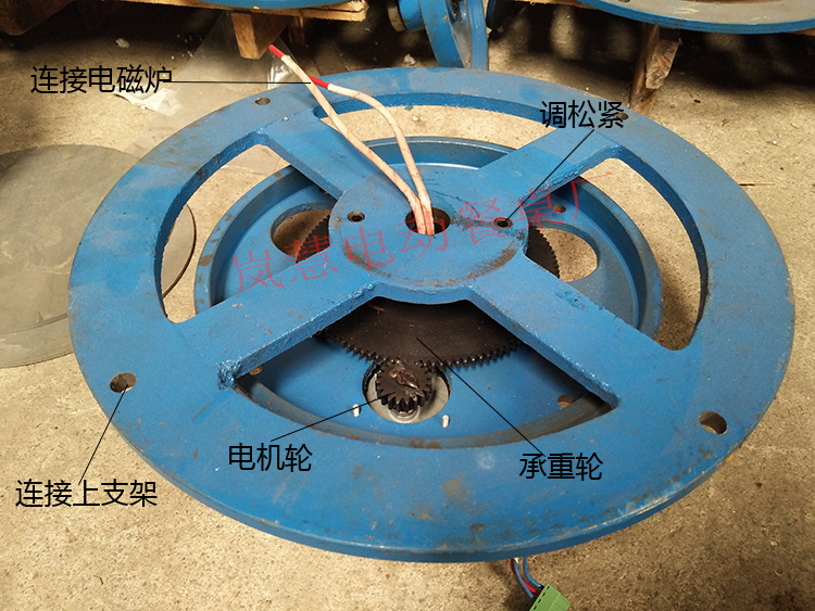 家用小型遙控電動餐桌機芯功能圖