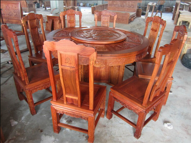 非洲貿易家具電動餐桌